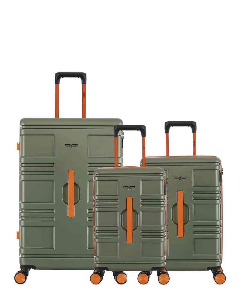 Lot de 3 Valises Rigides Grand Format, Cabine et Cabine XS EVERGLADES