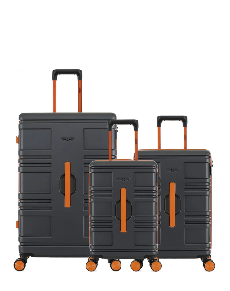 Lot de 3 Valises Rigides Grand Format, Cabine et Cabine XS EVERGLADES