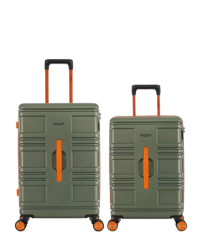 Lot de 2 Valises Rigides Taille Moyenne et Cabine EVERGLADES