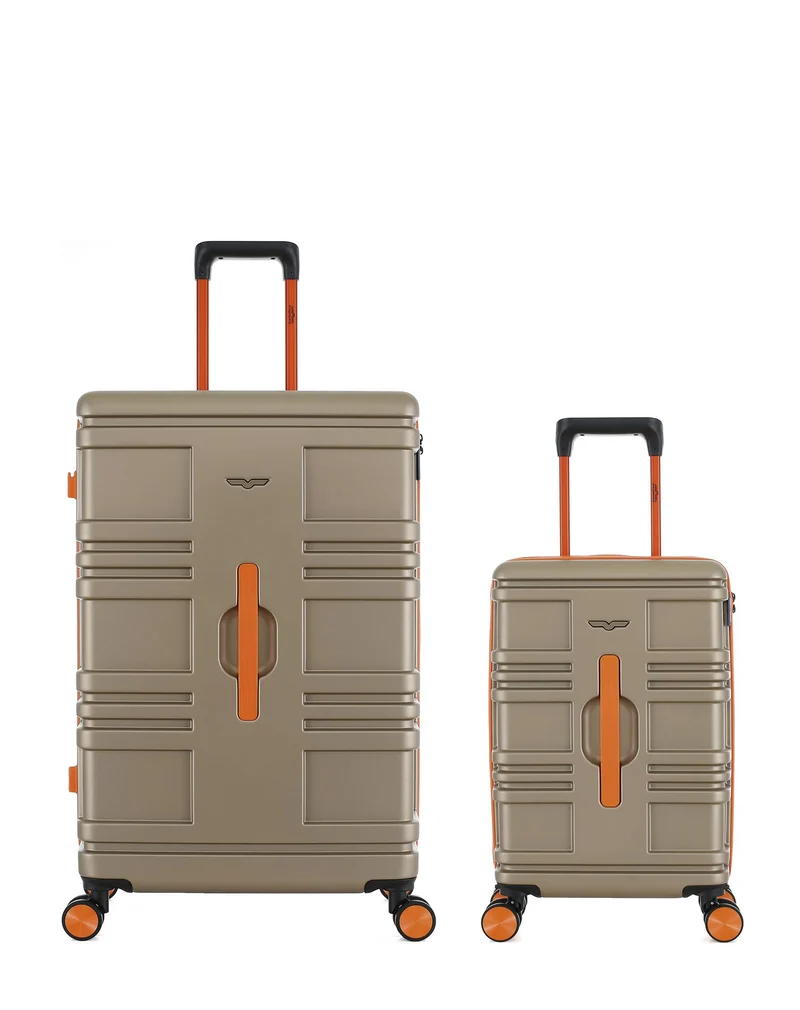 Lot de 2 Valises Rigides Grand Format et Cabine XS EVERGLADES