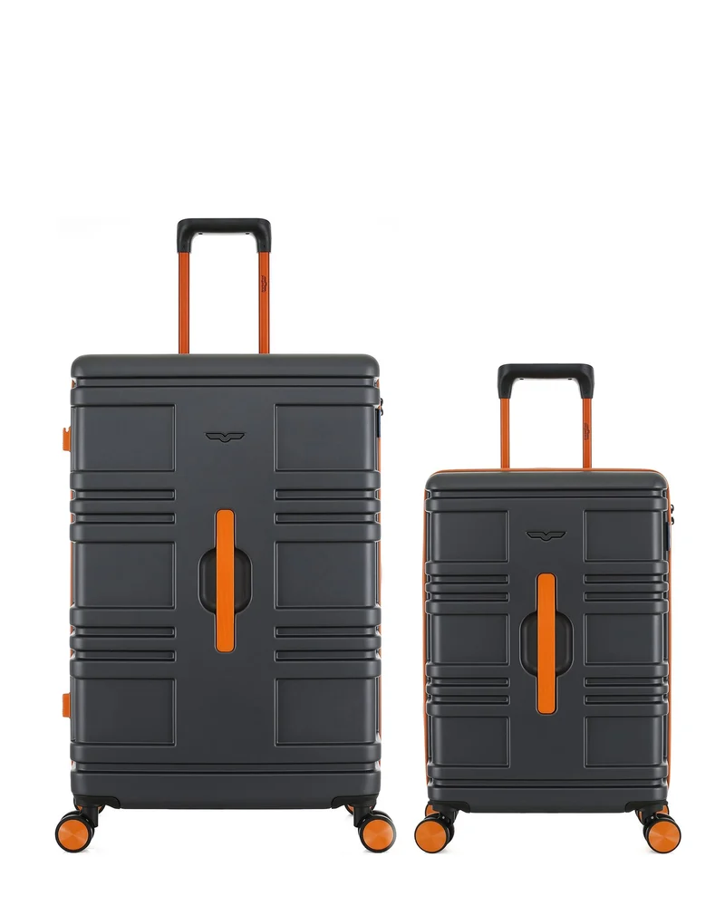 Lot de 2 Valises Rigides Grand Format et Cabine EVERGLADES