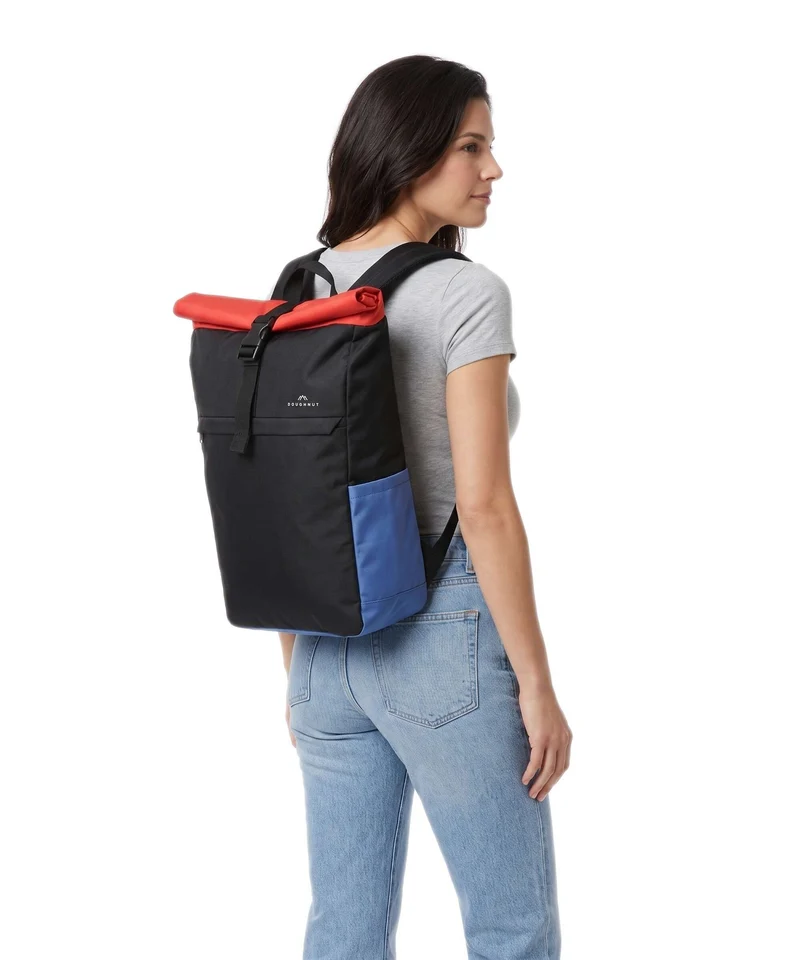 Doughnut Reborn Jetpack Sac à dos roll-top black/grapefruit