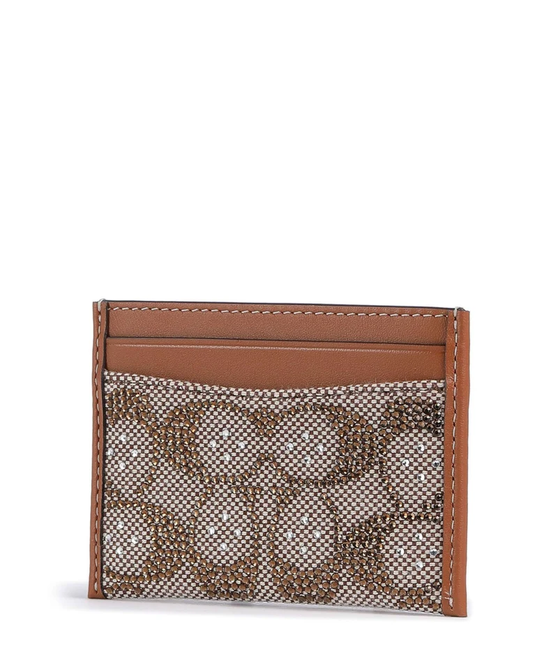 Coach Essential Signature Étui à cartes crédit burnished amber