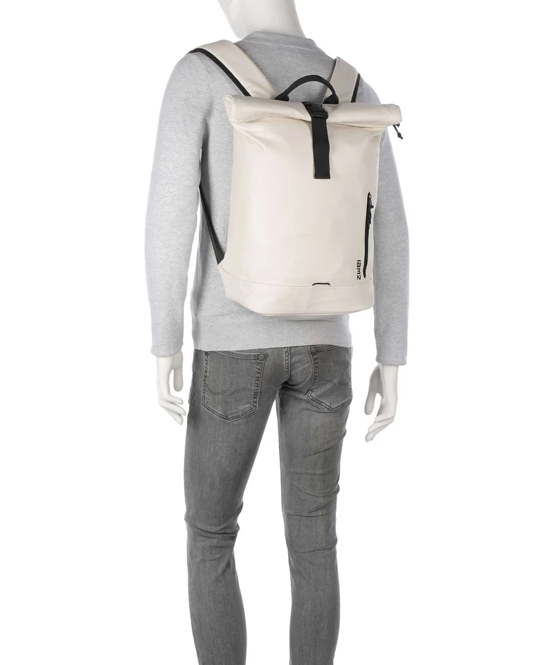 Zwei Cargo CAR200 Sac à dos roll-top white/bordeaux