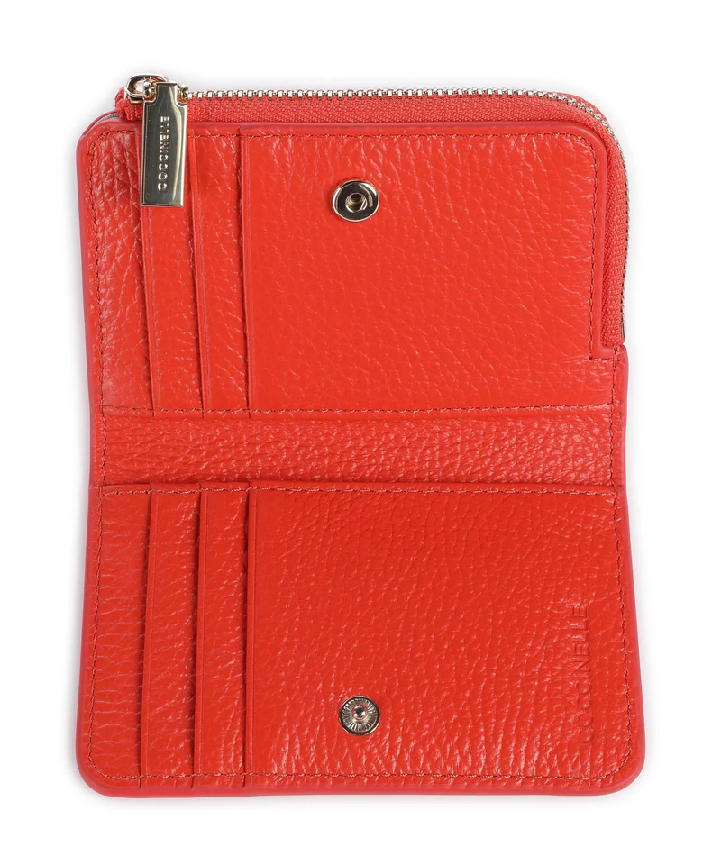 Coccinelle Metallic Soft Portefeuille gazpacho