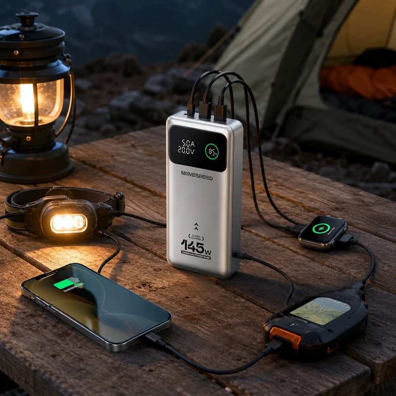 Batterie externe randonnée haute capacité 25000mAh