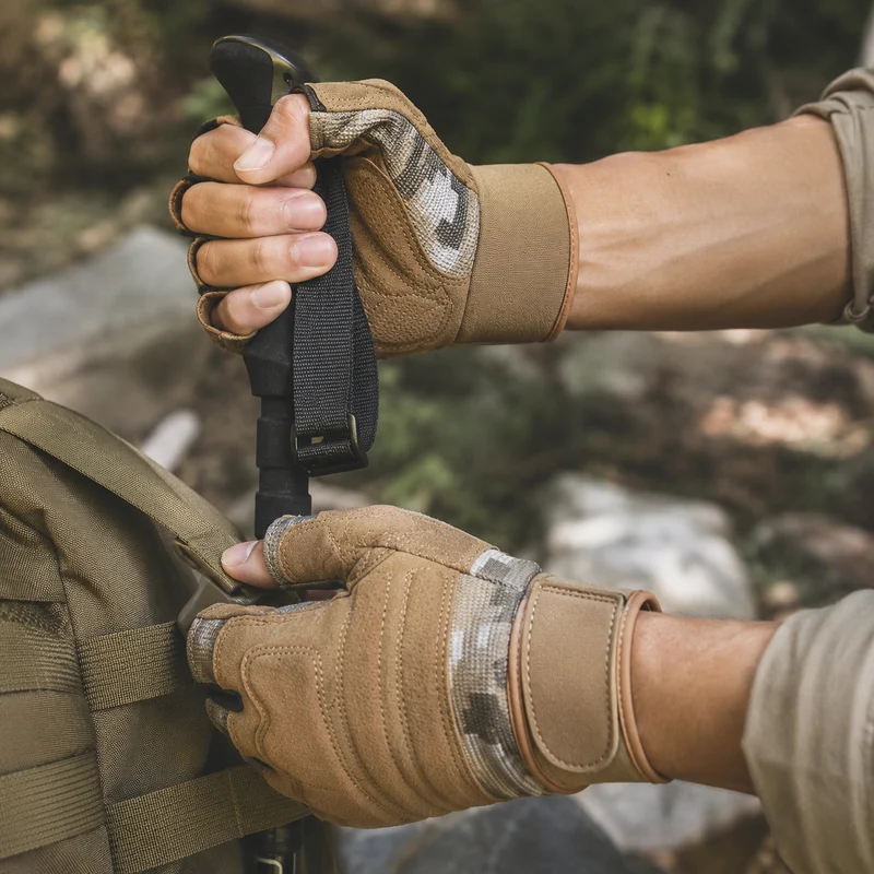 Gants randonnée demi doigts respirants anti dérapant