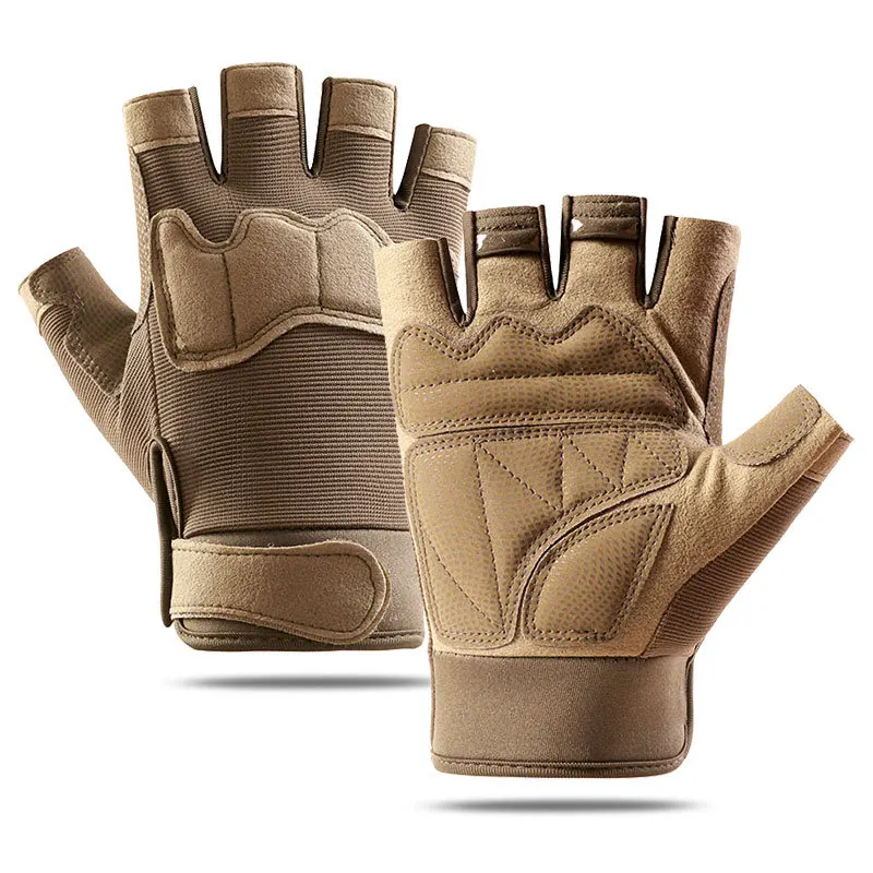 Gants randonnée demi doigts respirants anti dérapant