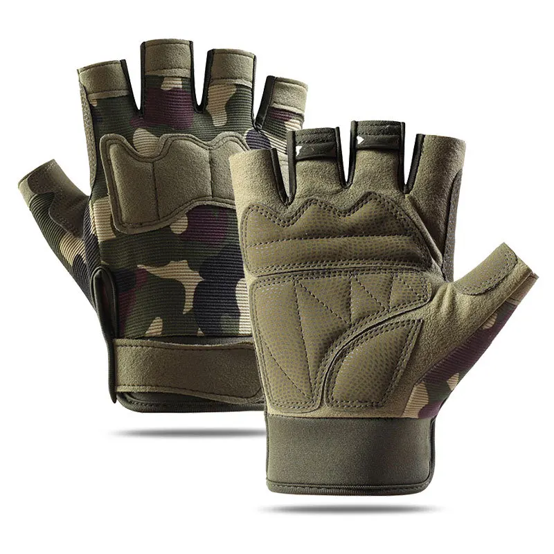 Gants randonnée demi doigts respirants anti dérapant