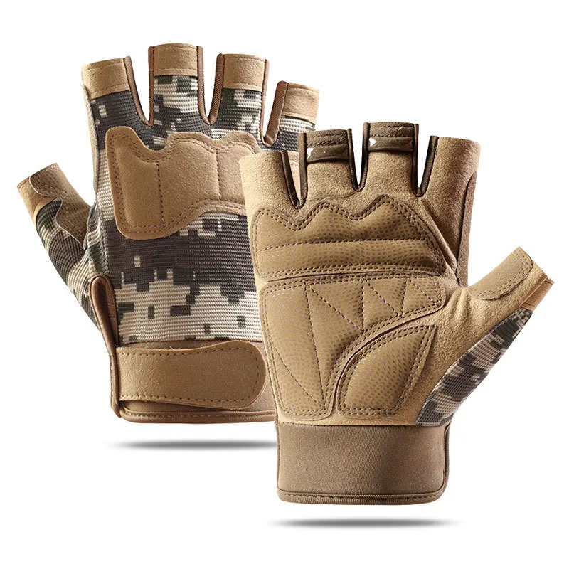 Gants randonnée demi doigts respirants anti dérapant