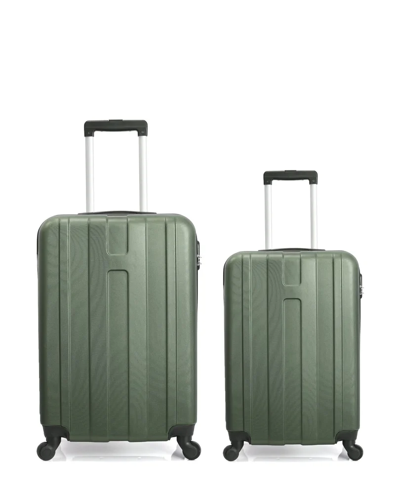 Lot de 2 valises rigides moyenne et cabine ATLANTA