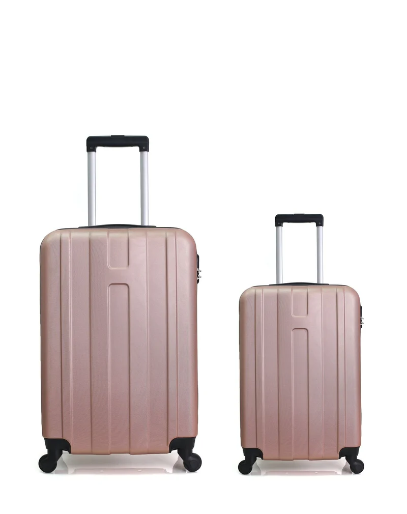 Lot de 2 valises rigides grand format et cabine ATLANTA