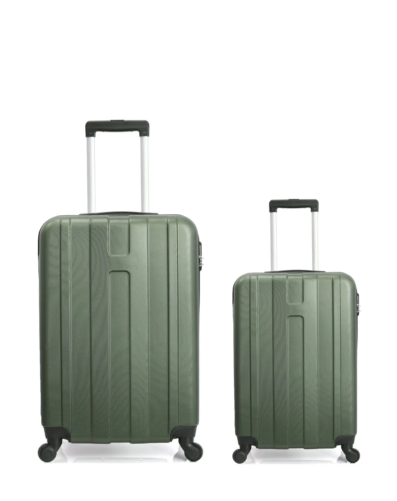 Lot de 2 valises rigides grand format et cabine ATLANTA