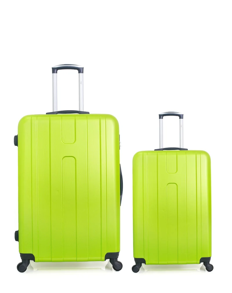 Lot de 2 valises rigides grand format et cabine ATLANTA