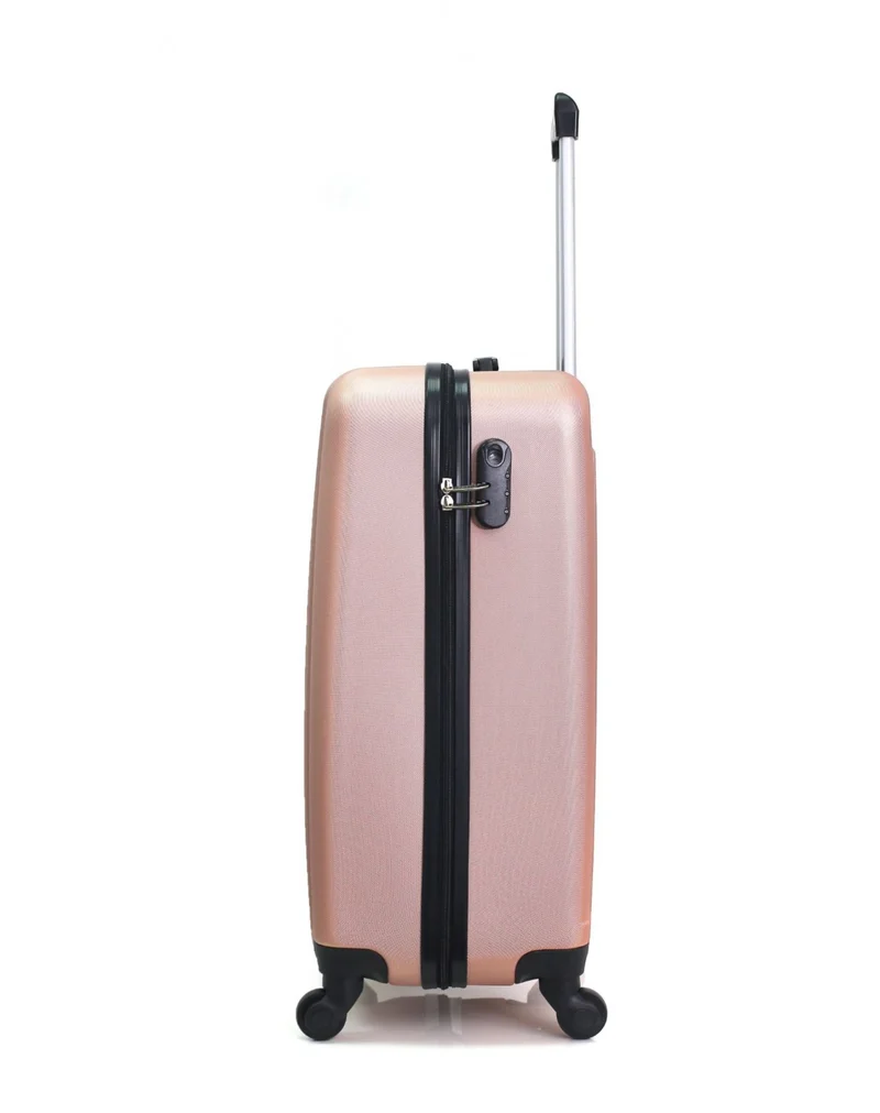 Lot de 3 valises rigides grand format, moyenne et cabine ATLANTA