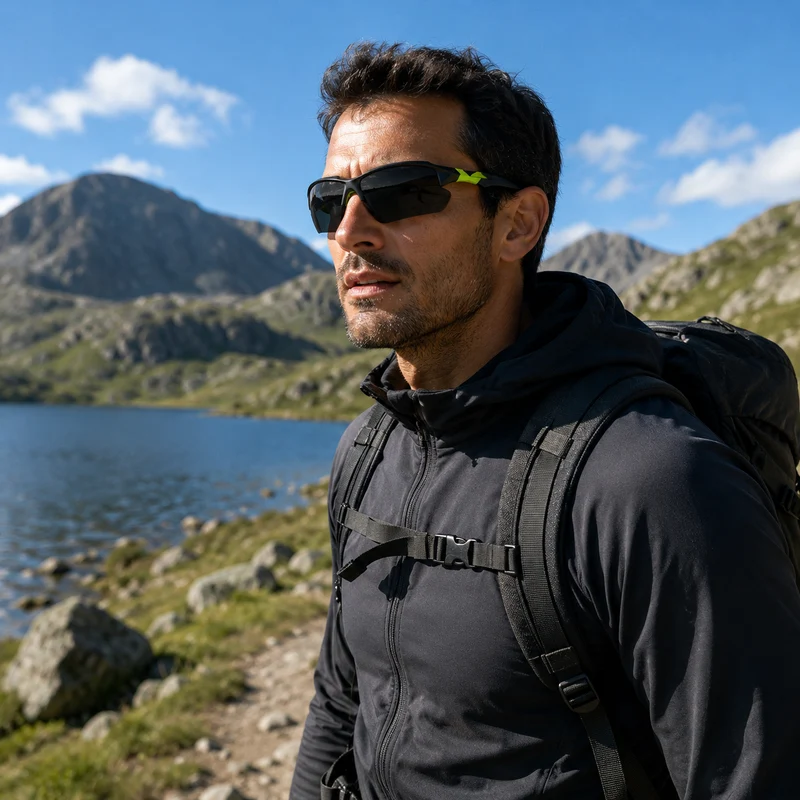Lunettes randonnée polarisées protection UV