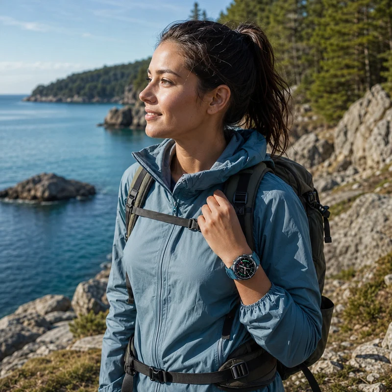 Montre connectée randonnée GPS étanche outdoor