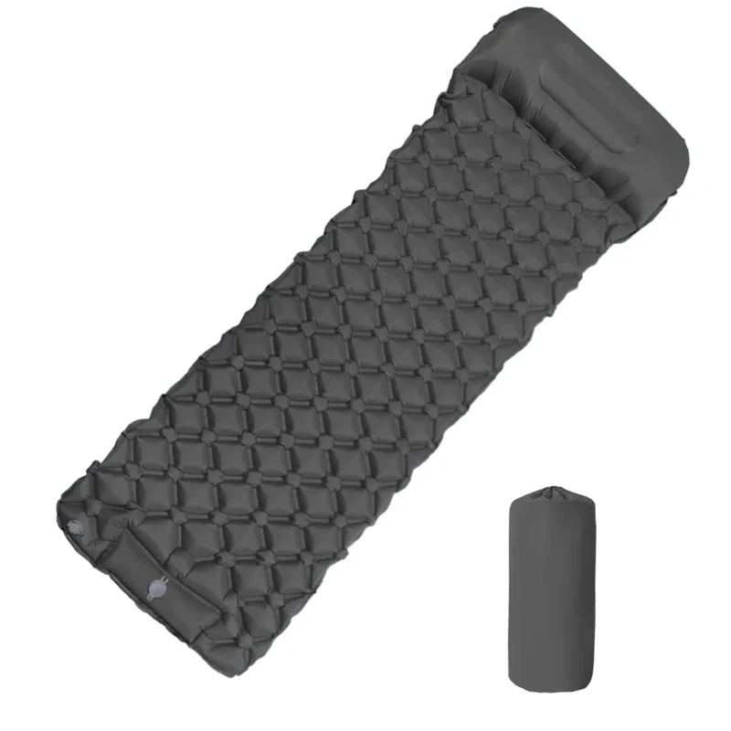 Matelas de couchage randonnée avec pompe intégrée