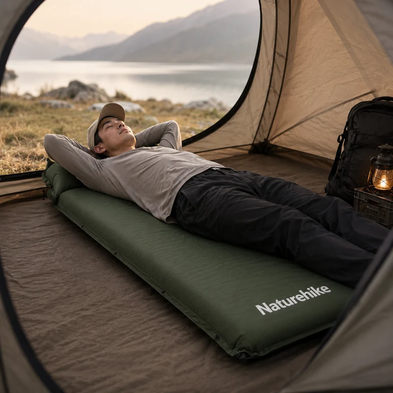 Matelas gonflable épais 10cm camping