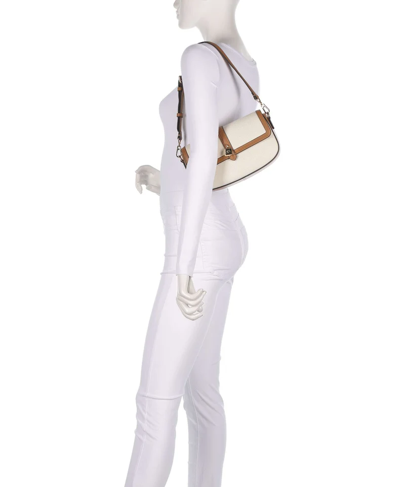 Karl Lagerfeld K/Autograph Sac porté épaule canvas caramel