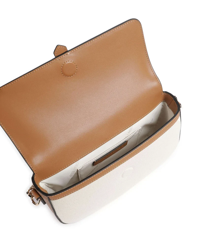 Karl Lagerfeld K/Autograph Sac porté épaule canvas caramel