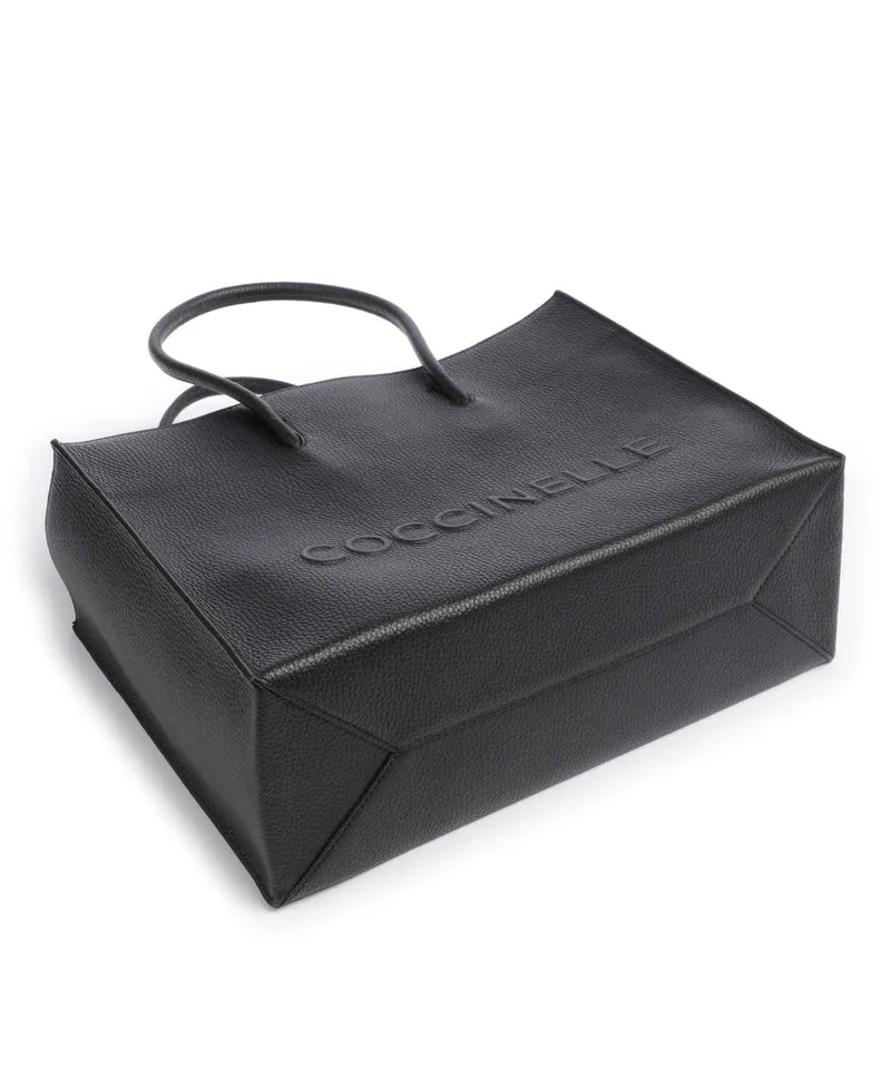 Coccinelle Myrtha Maxi Logo Cabas noir