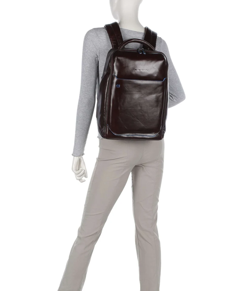 Piquadro Blue Square Sac à dos mogano
