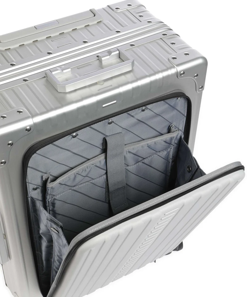 Aleon Classic 21 Domestic front flap Valise 4 roues platinum