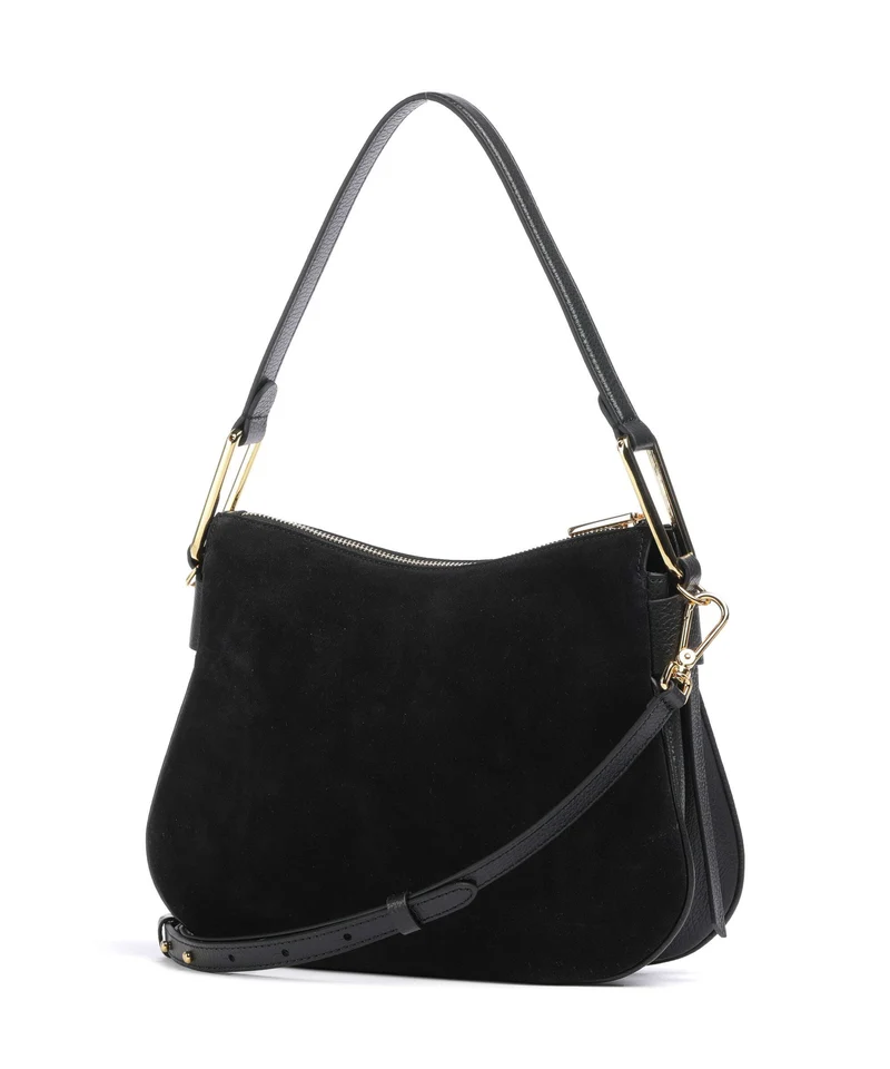 Coccinelle Magie Suede Sac fourre-tout noir