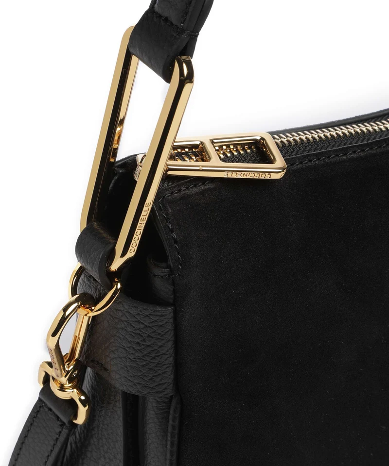 Coccinelle Magie Suede Sac fourre-tout noir