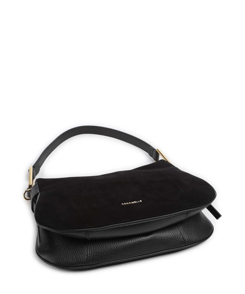Coccinelle Magie Suede Sac fourre-tout noir