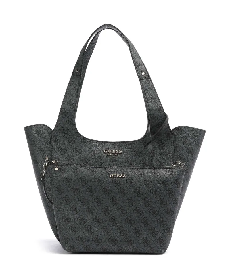 Guess Calista Cabas coal logo