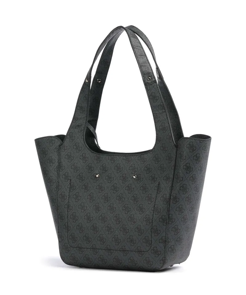 Guess Calista Cabas coal logo