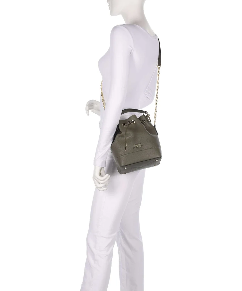 Lancel Ninon S Sac seau dark khaki