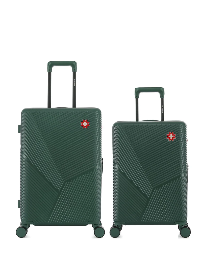 Lot de 2 Valises Rigides Taille Moyenne et Cabine FRIBOURG