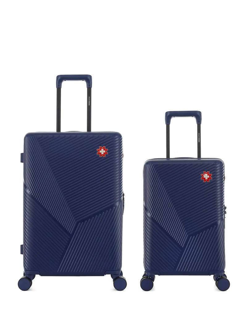 Lot de 2 Valises Rigides Taille Moyenne et Cabine XS FRIBOURG