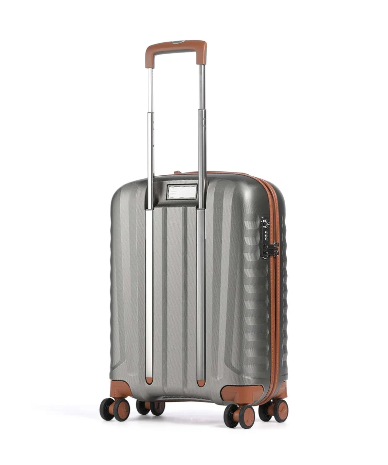 Roncato E-Lite Valise 4 roues titanio/cognac