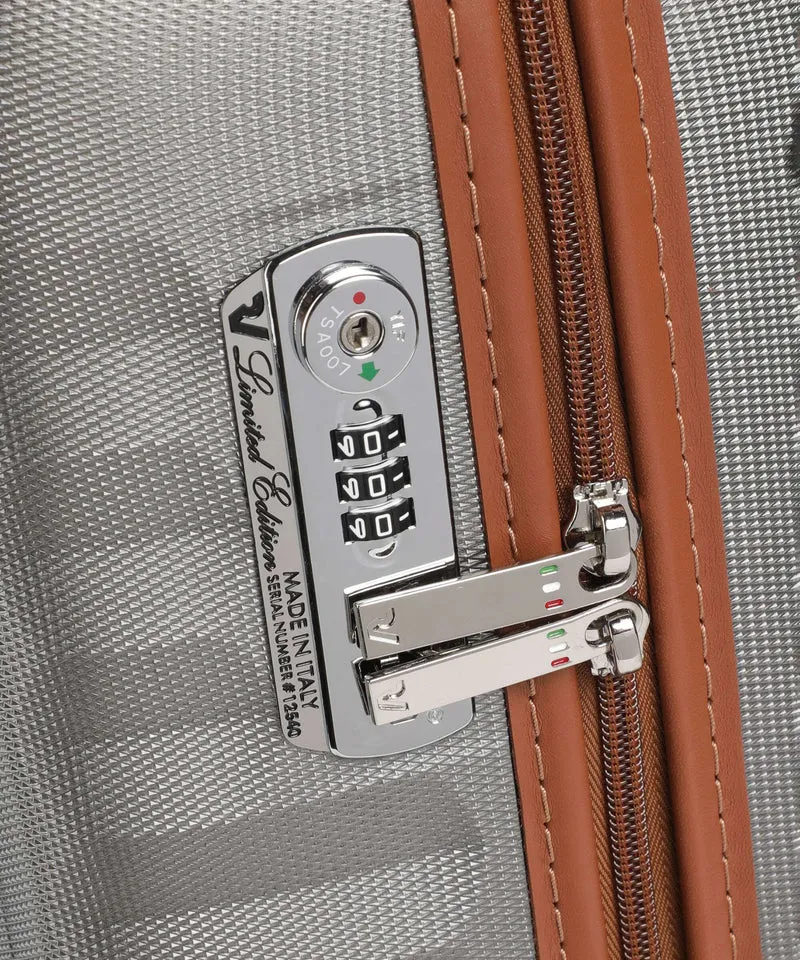 Roncato E-Lite Valise 4 roues titanio/cognac