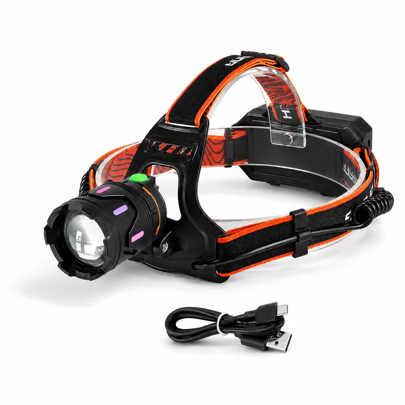 Lampe frontale LED ultra puissante randonnée