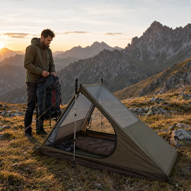 Tente bivouac solo avec moustiquaire