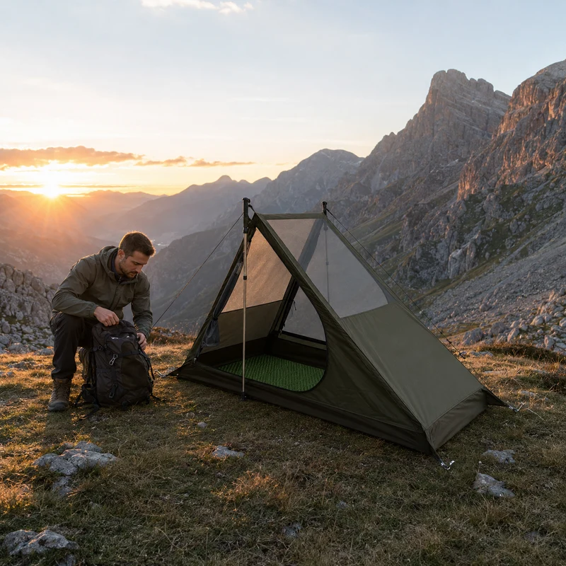 Tente bivouac solo avec moustiquaire