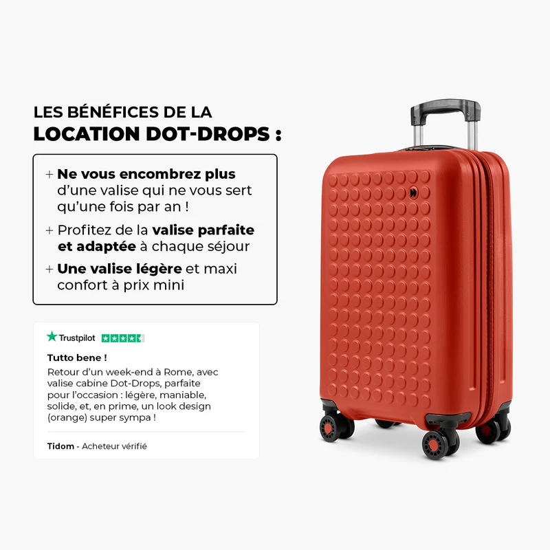 Valise Cabine légère en location