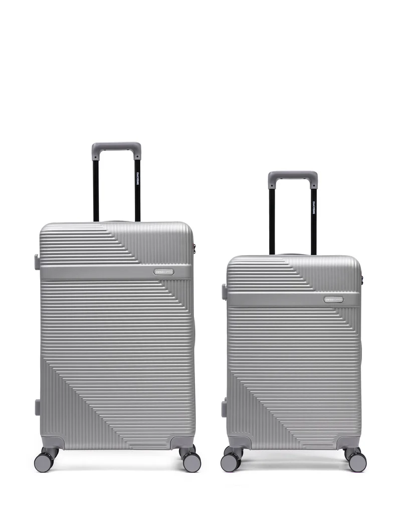 Lot de 2 Valises Rigides Grand Format et Taille Moyenne WOHLEN