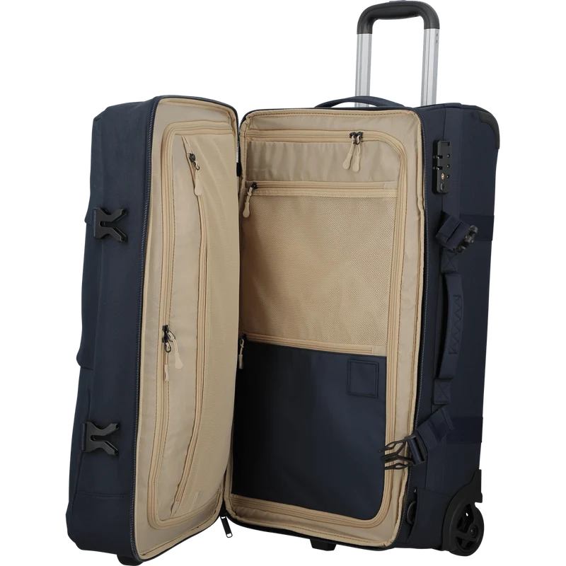 Sac de voyage 2 roues Medium 67x38x30 cm - Dunaa Jump | 3 en 1 avec bretelles amovibles