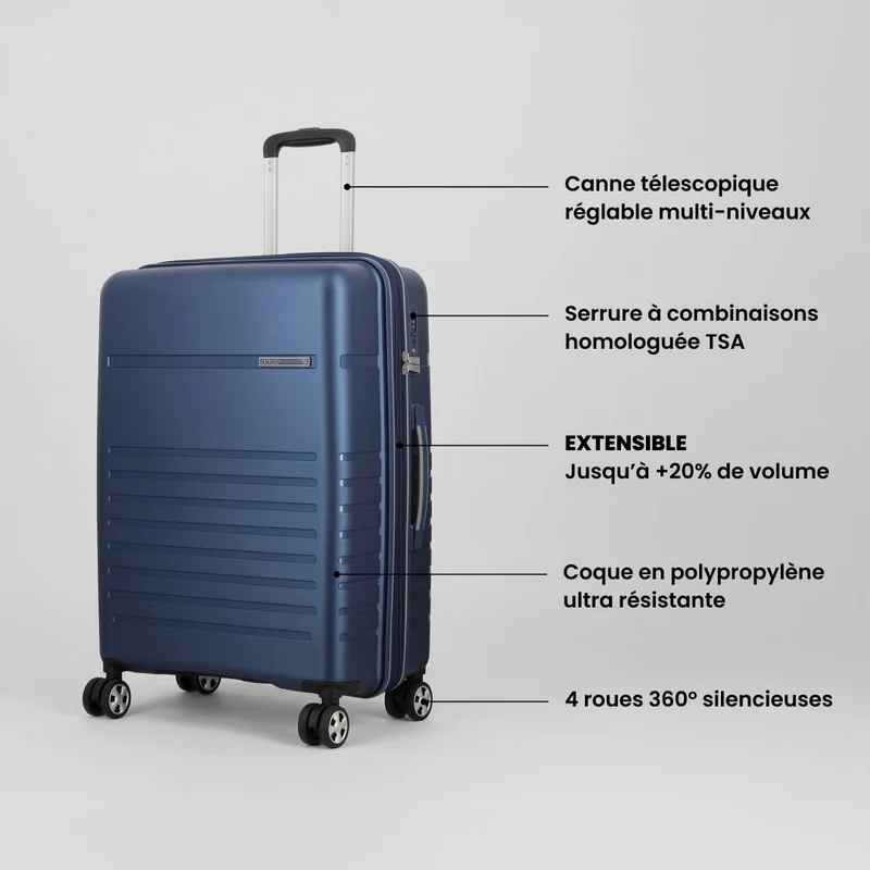 Valise Medium 65 cm - Aven Jump | Extensible + 20%