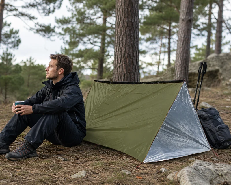 Tente bivouac de secours compacte randonnée