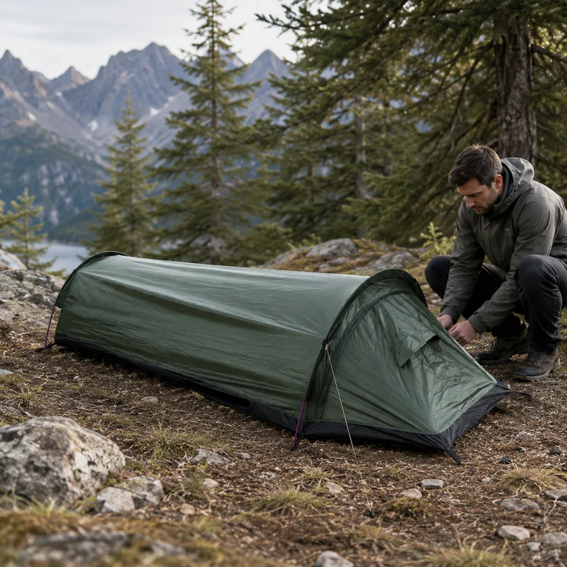 Tente bivouac ultralégère 1 personne