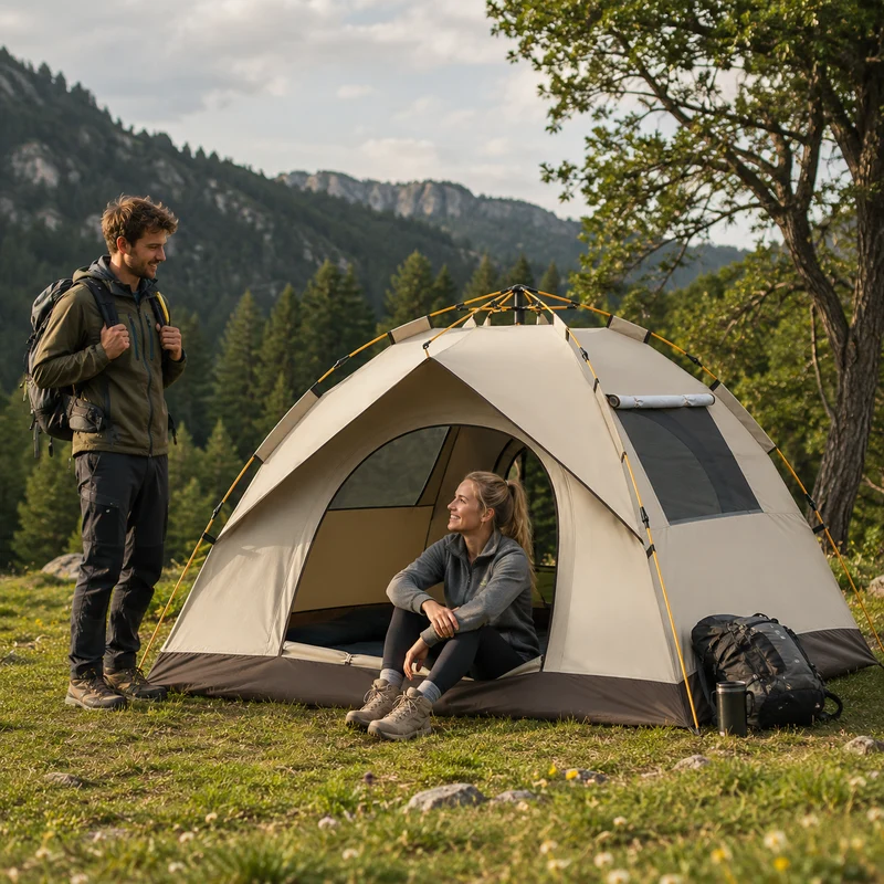 Tente bivouac randonnée montage rapide