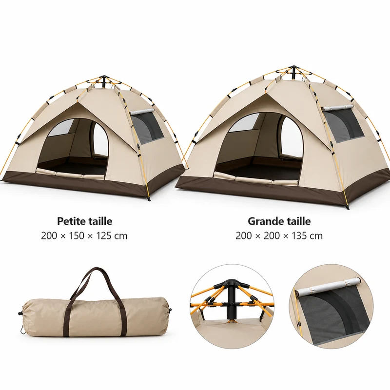 Tente bivouac randonnée montage rapide