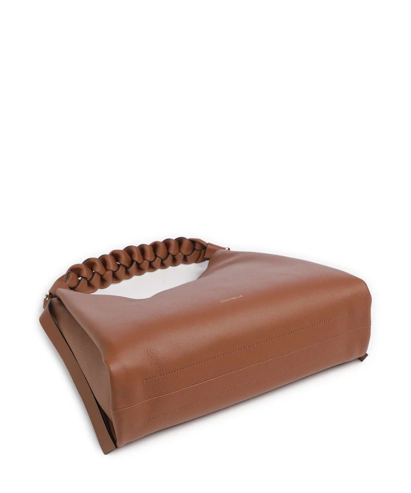 Coccinelle Boheme Grana Double Sac fourre-tout cognac/noir